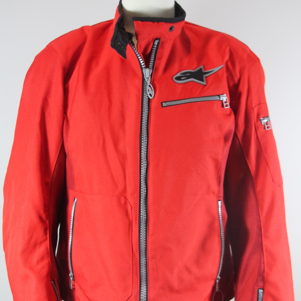 ALPINESTARS Women's Red Motorcycle Jacket * MEDIUM